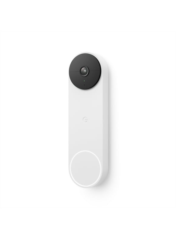 Google Nest Doorbell (Battery) - Video Doorbell Camera - Wireless Doorbell Security Camera - Snow