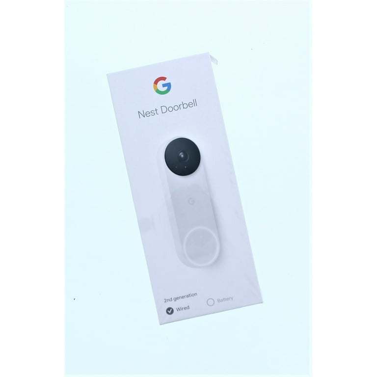 Free Shipping! Google Wired Nest Doorbell 2nd Gen Video
