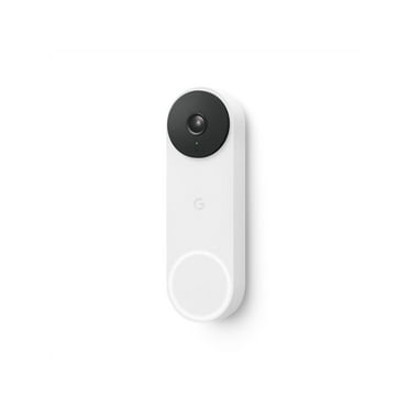 Google Nest Doorbell (Wired, 2nd gen) - Video Doorbell Camera - Doorbell Security Camera - Snow