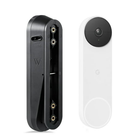 Google Nest Doorbell with Vertical Mount - Snow