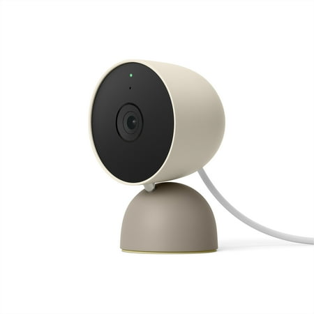 Google Nest Familiar Face Alerts 1080P Indoor Surveillance Camera, Linen