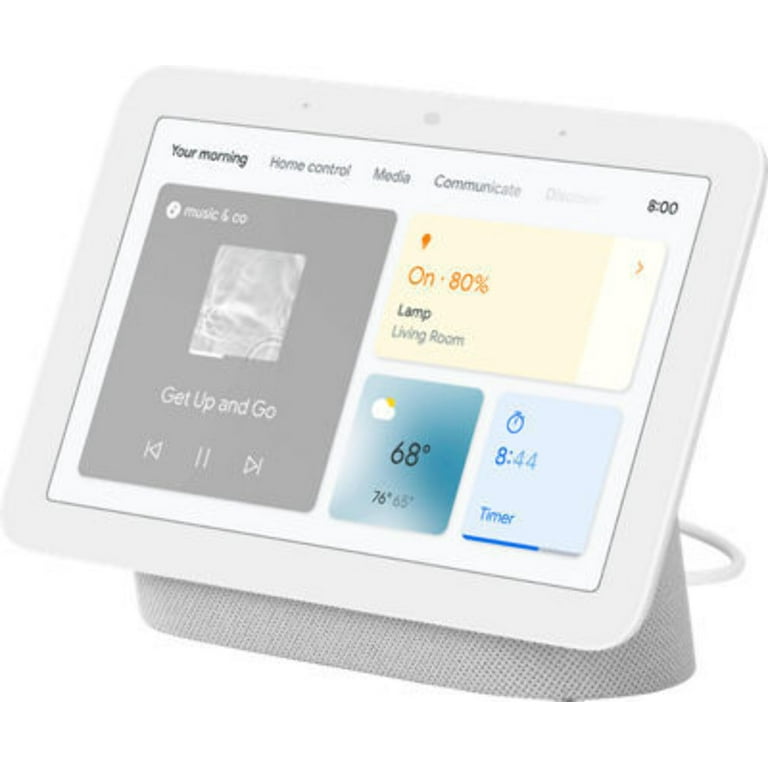 Google Nest Hub 2nd Gen - Smart Home Display with Google Assistant - Chalk