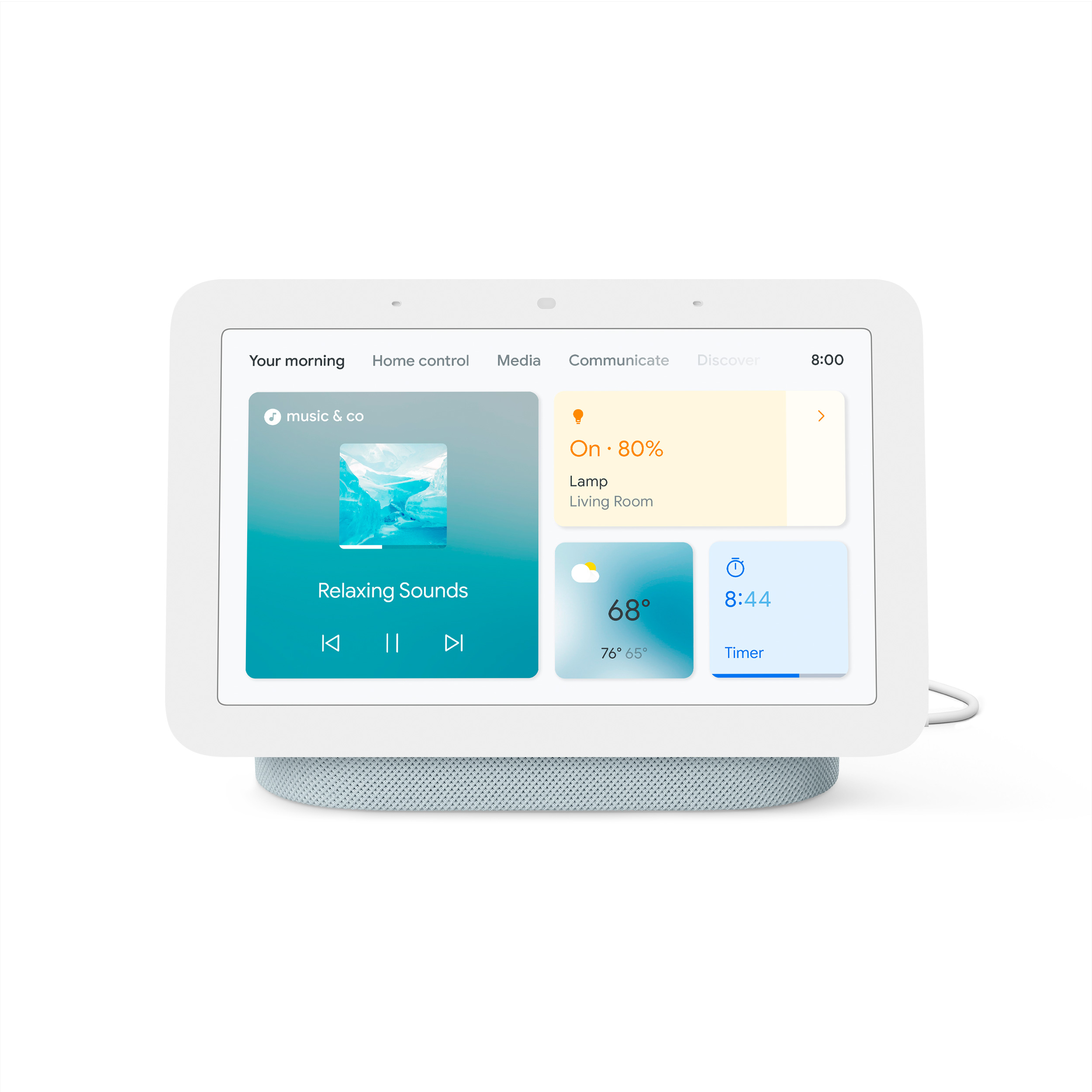 Google Nest Hub 2nd Gen - Smart Home Display with Google Assistant - Mist - image 1 of 12
