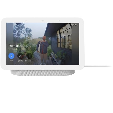 Google Nest Hub 7" Smart Display with Google Assistant with Bluetooth, 2nd Generation, Chalk