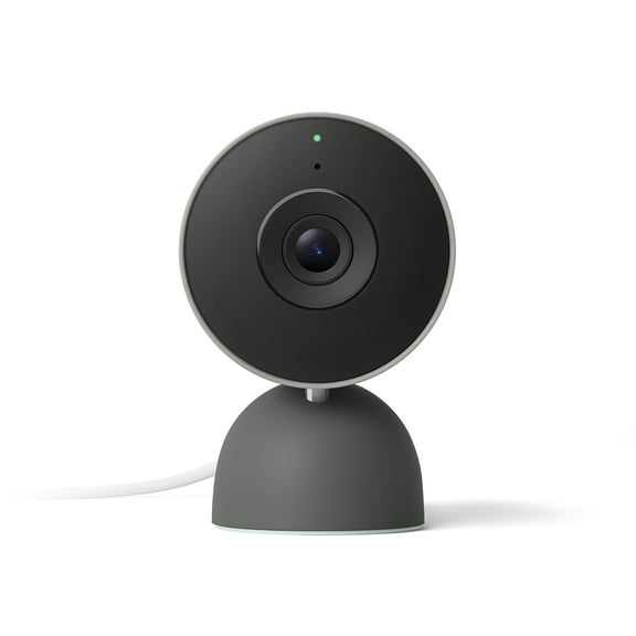 Google Nest Cam Indoor (Wired, 3rd Gen) - Indoor Security Camera with 2K Video - Works with Google Home - With Gemini - Hazel