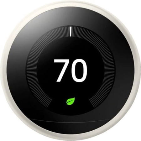 Google Nest Learning Thermostat - Programmable Smart Thermostat for Home - 3rd Generation- Works with Alexa - White