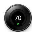 thumbnail image 1 of Google Nest Learning Thermostat - Smart & Programmable for Home - 3rd Generation - Works with Alexa - Mirror Black, 1 of 5