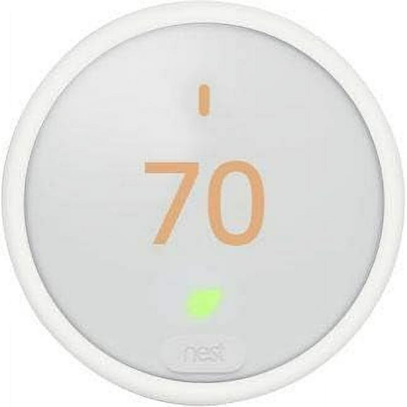 Open Box Google Nest Programmable Smart Thermostat E 3rd Gen T4000ES - White