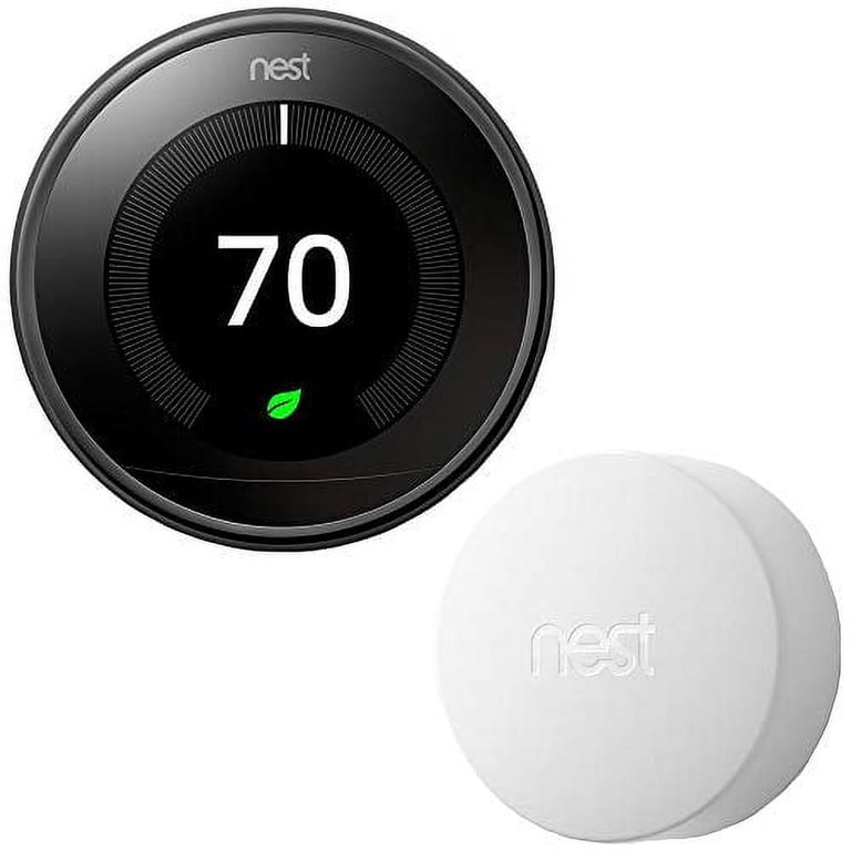 Google Nest 3rd Gen Learning Thermostat with Temperature Sensor