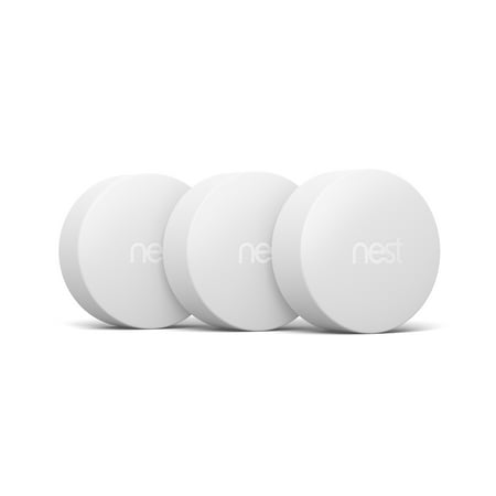 Google - Nest Temperature Sensor (3-Pack) - White