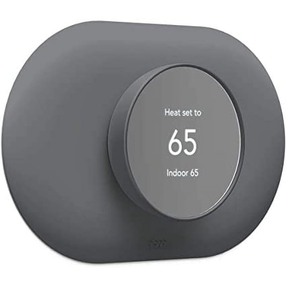Google Nest Thermostat 2020 Cover - elago Wall Plate Cover Plus Compatible with Google Nest Thermostat 2020 [Charcoal Grey]