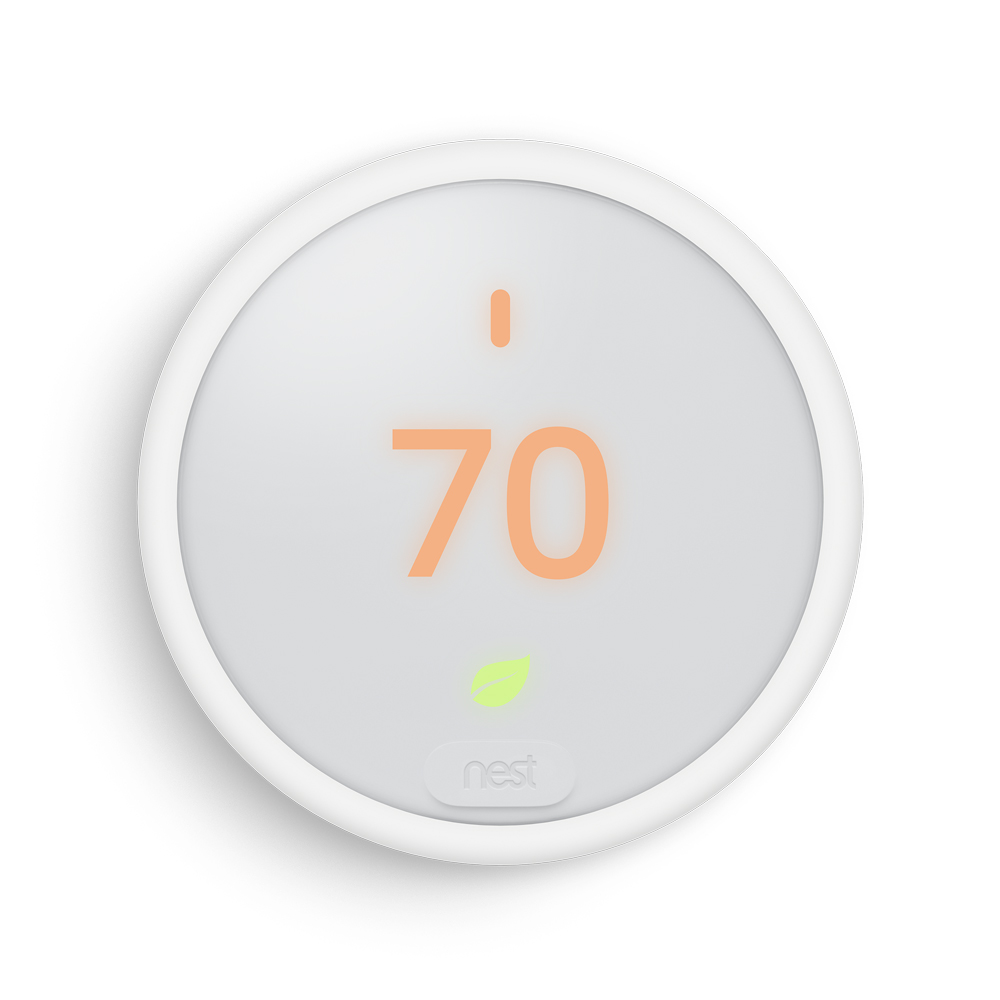 Google Nest Thermostat E in White - image 1 of 5