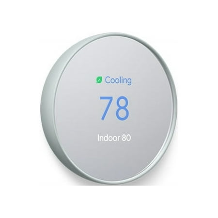 Google - Nest Smart Programmable Wifi Thermostat - Fog
