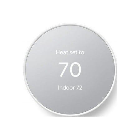 Google - Nest Smart Programmable Wifi Thermostat - Snow