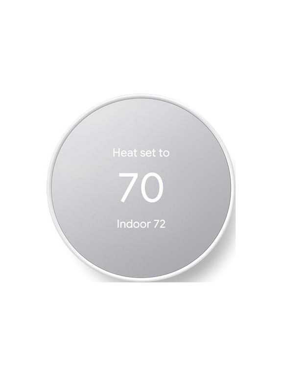 Google Nest Thermostat - Smart Programmable Wi-Fi GA01334-US - Snow