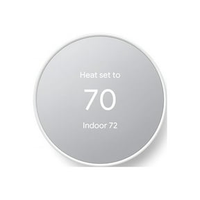 Google Nest Thermostat - Smart Programmable Wi-Fi GA01334-US - Snow