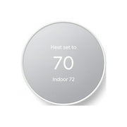 Google Nest Thermostat - Smart Programmable Wi-Fi GA01334-US - Snow