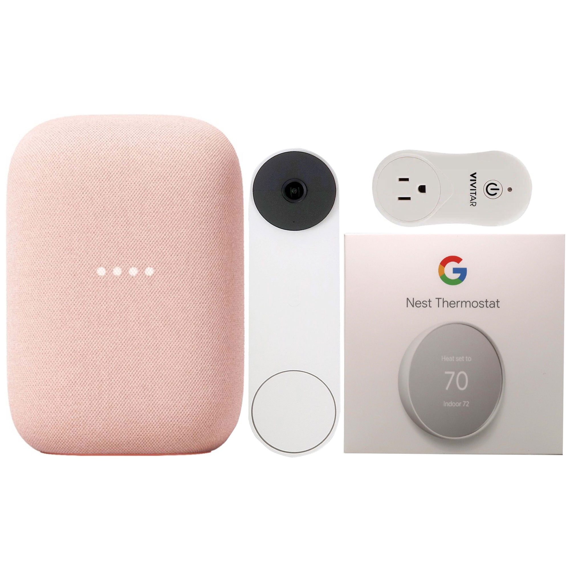 Google Nest Video Battery Doorbell with Speaker and Thermostat - Main Image