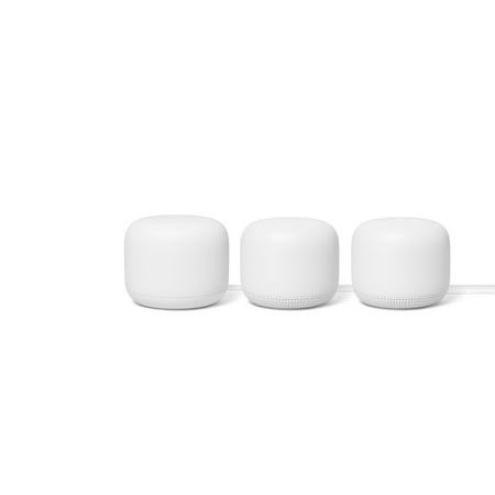 Google Nest Wifi 3 Pack (AC2200 Mesh Router with 2 Points)