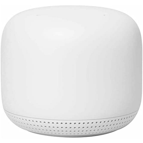 Google Nest Wifi - AC2200 (2nd Generation) Router and Add On Access Point Mesh Wi-Fi System (Add On Access Point ONLY - Router Sold Separately - Snow)