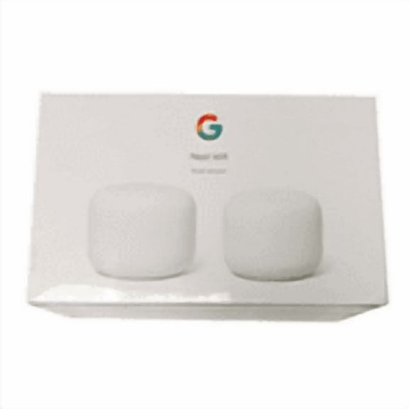 Google Nest Wifi 2 Pack (AC2200 Mesh Router with 1 Point)