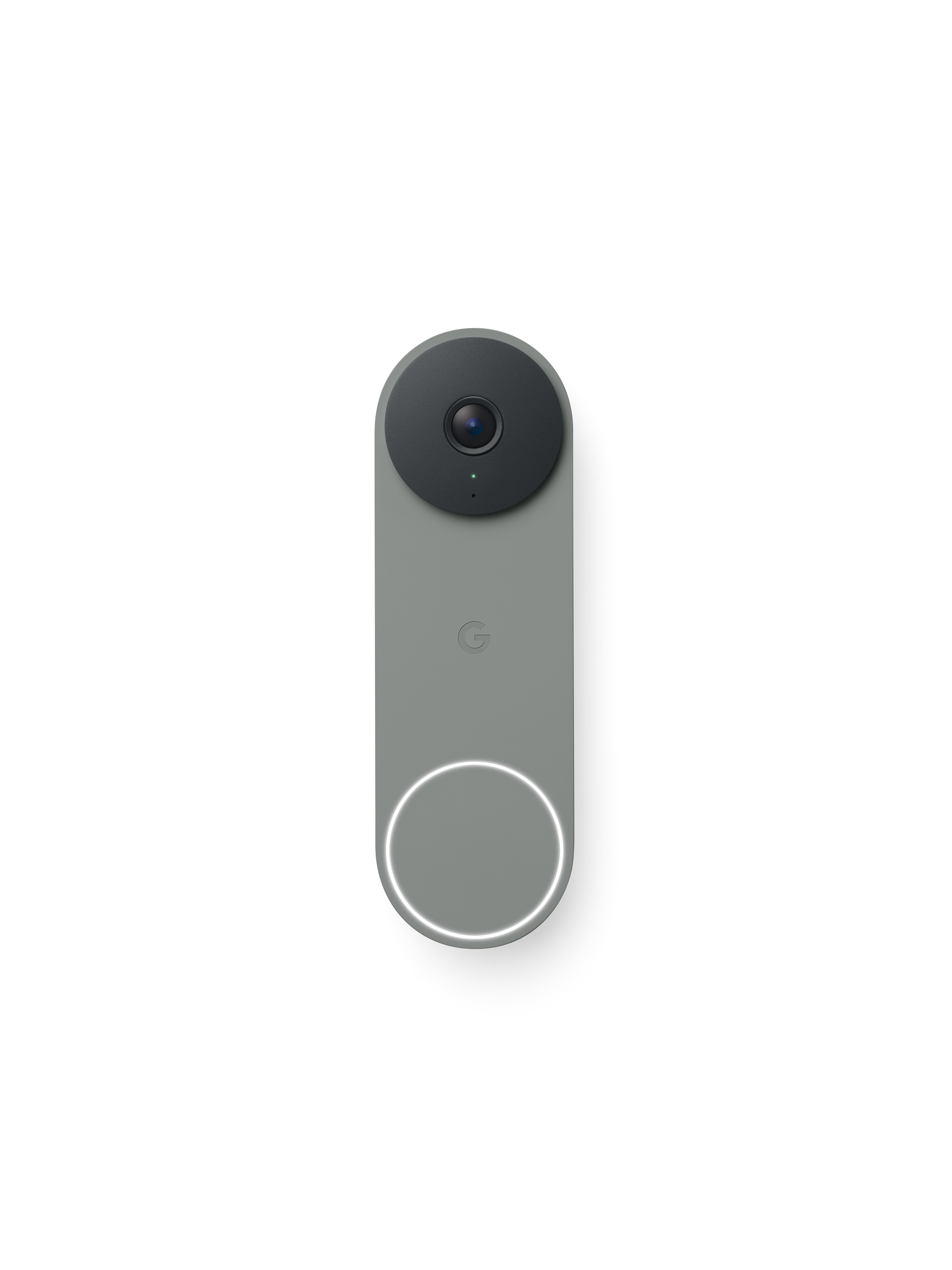 Google Nest Doorbell (Wired, 3rd Gen) - Video Doorbell Camera with 2K Video - Works with Google Home - With Gemini - Hazel
