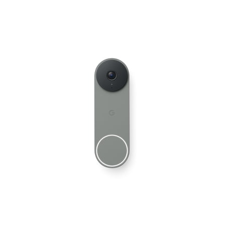 Google Nest Doorbell (Wired, 3rd Gen) - Video Doorbell Camera with 2K Video - Works with Google Home - With Gemini - Hazel