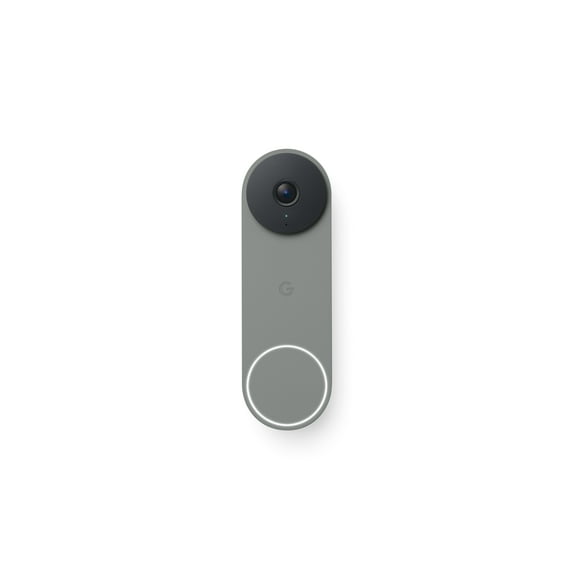 Google Nest Doorbell (Wired, 3rd Gen) - Video Doorbell Camera with 2K Video - Works with Google Home - With Gemini - Hazel