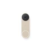 Google Nest Doorbell Wired, 3rd Gen - Video Doorbell Camera with 2K Video - Works with Google Home - With Gemini - Linen