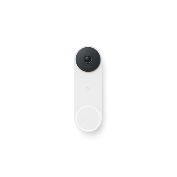 Google Nest Doorbell (Wired, 3rd Gen) - Video Doorbell Camera with 2K Video - Works with Google Home - With Gemini - Snow