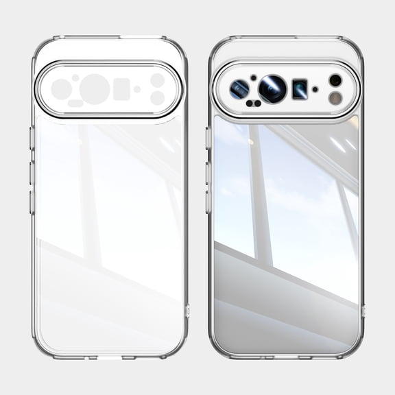 for Google Pixel 10 / 10 Pro Case Clear Slim, [Non Yellowing] TPU Bumper Transparent Back Hard Shell Shockproof Thin for Men Women for Google Pixel 10 / 10 Pro, White