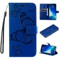thumbnail image 1 of for Google Pixel 10 / 10 Pro Case Wallet, Women Flip Folio Cover with Embossed PU Leather Stand Credit Card Holders Slots Magnetic Clasp Wrist Strap Case for Google Pixel 10 / 10 Pro, Blue, 1 of 5
