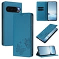 thumbnail image 1 of For Google Pixel 10 / Pixel 10 Pro 6.3" 【RFID Blocking 】Protective Purse Case Double Butterfly Strong Magnetic Attachment/Closure, Card Slots/Pocket, PU Leather Flip Wallet Case,Blue, 1 of 7