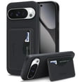 thumbnail image 1 of For Google Pixel 10 / Pixel 10 Pro Wallet Case Ultra-Slim Profile Vintage Leather Texture, Wallet For Women Men Card Holder Magnetic Clasp Kickstand Folio Case,Black,For Pixel 10 / 10 Pro, 1 of 7