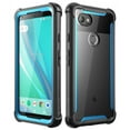 thumbnail image 1 of Google Pixel 2XL case, i-Blason [Ares] Full-Body Rugged Clear Bumper Case with Built-in Screen Protector for Google Pixel 2 XL 2017 Release (Black/Blue), 1 of 6