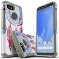 thumbnail image 1 of Google Pixel 3 Case, W/[HD Screen Protector], Heavy Duty Drop Protection Impact Advanced Rugged Protective Slim Fit Phone Cover-Dream Catcher, 1 of 2