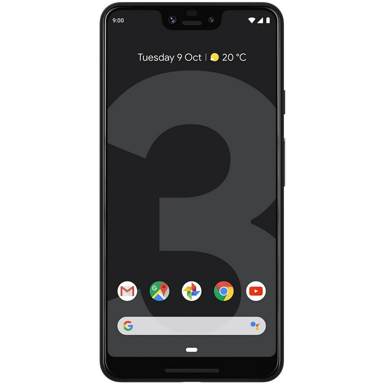 Google Pixel 3 XL 128GB Unlocked GSM & CDMA 4G LTE Android Phone w/ 12.2MP  Rear & Dual 8MP Front Camera - Just Black