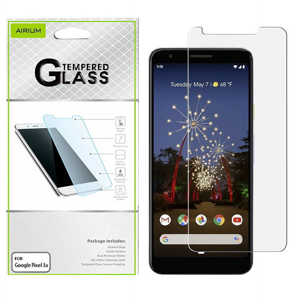 amFilm Google Pixel 3a Vetro Temperato Pellicola Protettiva
