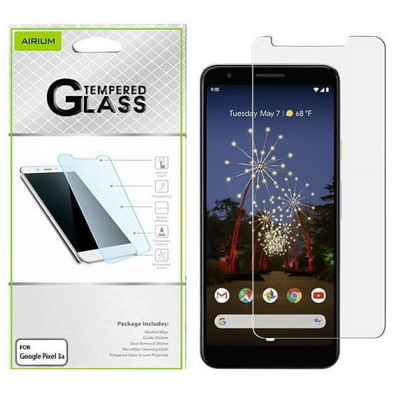 Google Pixel 3A (5.6") Screen Protector Tempered Glass [9H Hardness] [Ultra-Clear] [Bubble Free] [High Definition] [Case Friendly] Tempered Glass Screen Protector for Google Pixel 3a (2019 Model)