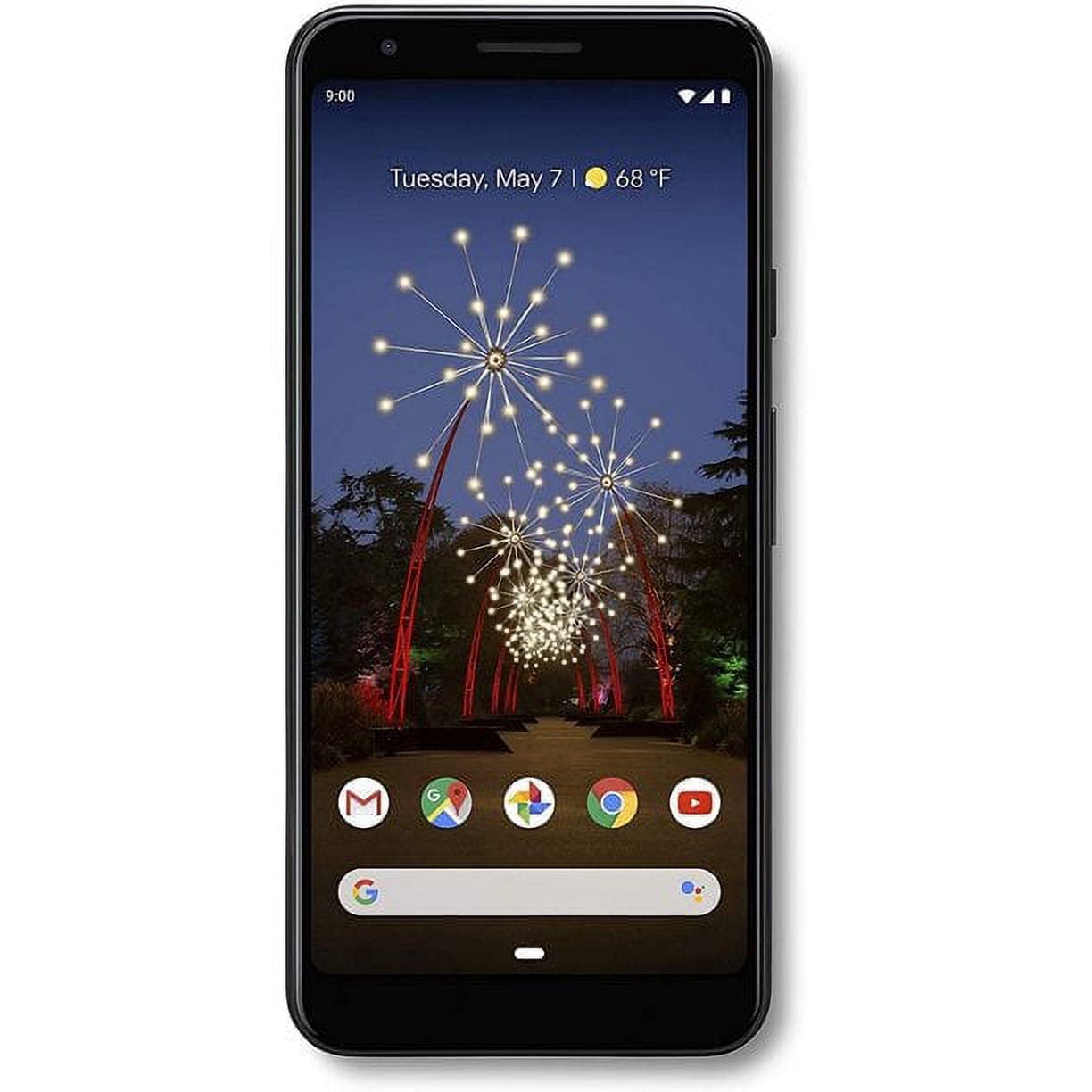Google Pixel 3a ブラック スマートフォン Amazon.com: Google - Pixel 3a with 64GB Memory Cell Phone