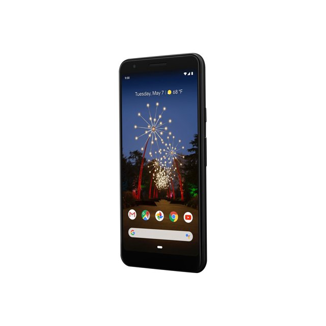 Google Pixel 3a XL - 4G smartphone - RAM 4 GB / Internal Memory 64 GB - OLED display - 6" - 2160 x 1080 pixels - rear camera 12.2 MP - front camera 8 MP - Verizon - just black