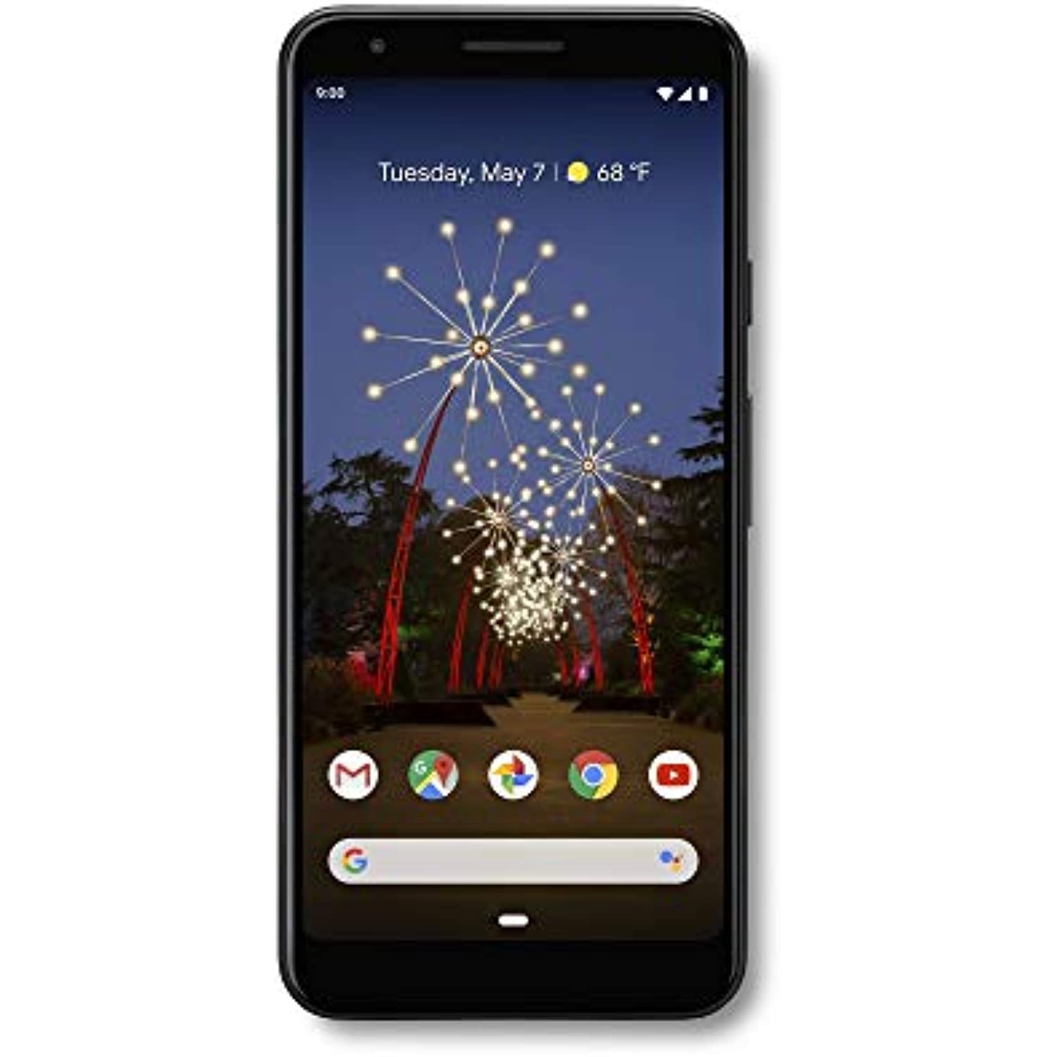 Google - Pixel 3a with 64GB Memory Cell Phone (Unlocked) - Just Black - image 1 of 5
