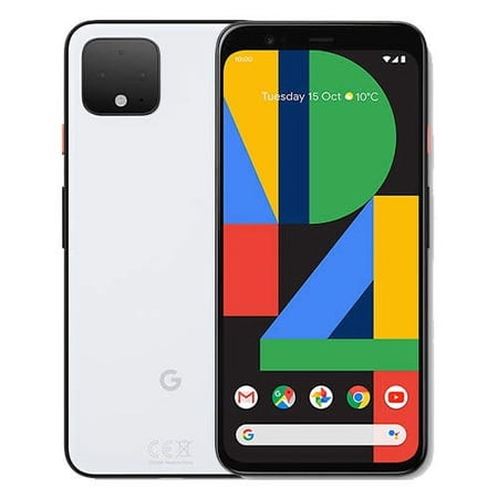 Google Pixel 4 G020M 64GB 5.7 inch Android (GSM Only, No CDMA) Factory Unlocked 4G/LTE Smartphone - International Version (Clearly White)
