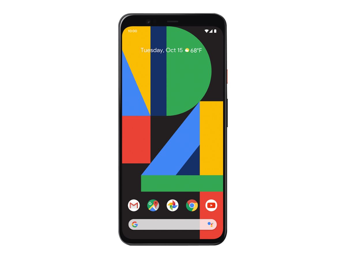 Google Pixel 4 XL - 4G smartphone - RAM 6 GB / Internal Memory 64 GB - OLED display - 6.3" - 2x rear cameras 12.2 MP, 16 MP - front camera 8 MP - clearly white - image 1 of 3
