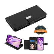 Google Pixel 4 XL Wallet Phone Case Luxury PU Leather Wallet Protective Case double Flip Folio Pouch Cover with 5 ID Cash Credit Card Slots Holder Purse and Stand BLACK Cover for Google Pixel 4 XL