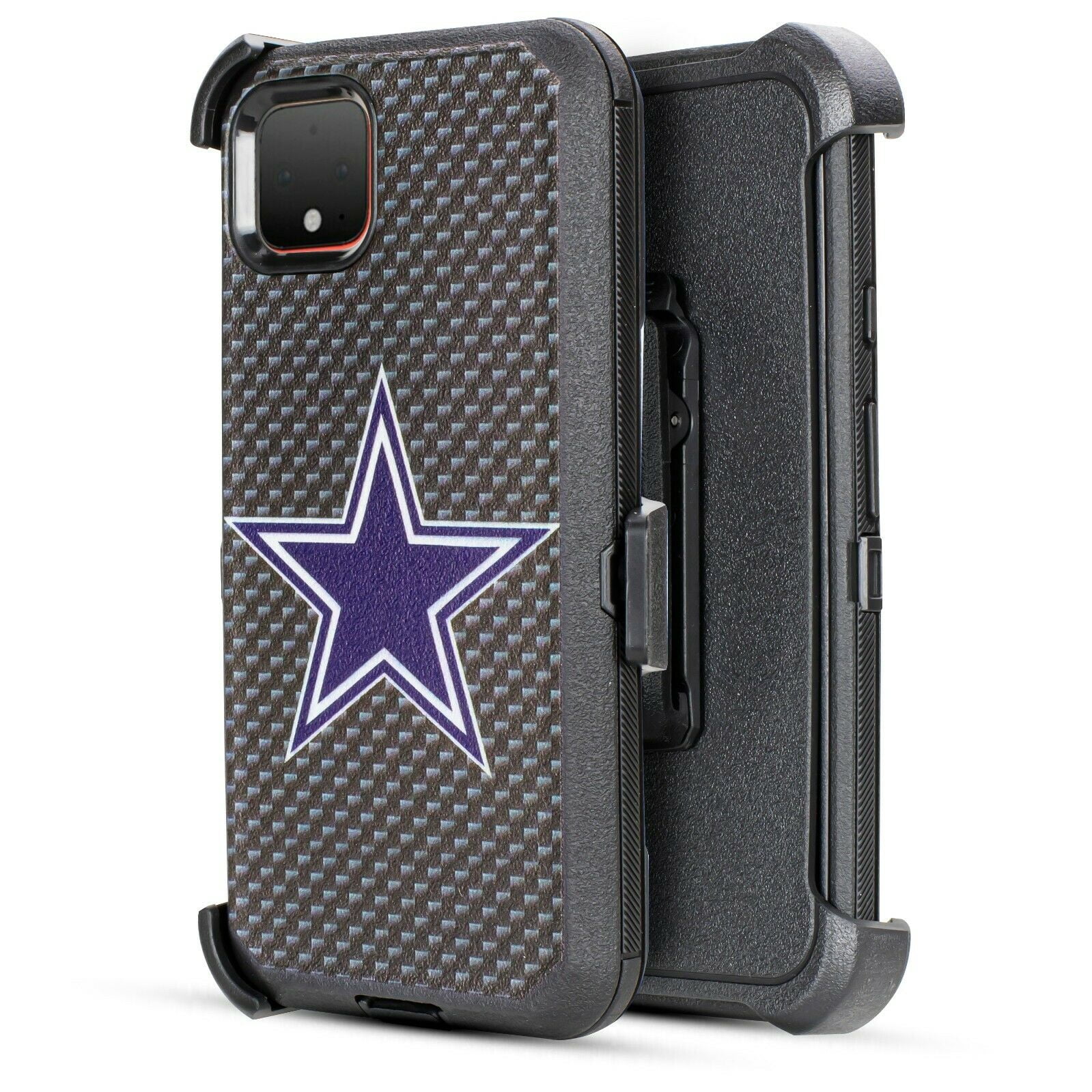 for Google Pixel 4XL Heavy Duty Holster Phone Case Dual Layer Full-Body ...