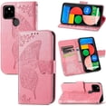 thumbnail image 1 of for Google Pixel 5A 5G Wallet Case, 3D Butterfly Embossing Slim Flip PU Leather Phone Case Magnetic Closure Credit Card Slots Holder Cover for Google Pixel 5A 5G HZD Pink, 1 of 16