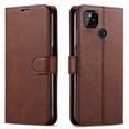 thumbnail image 1 of Google Pixel 5A Case, [Not fit for Google Pixel 5/Google Pixel 4/ Pixel 4a], Included [Tempered Glass Screen Protector], Starshop Premium Leather Wallet Pocket Credit Card Slots-Brown, 1 of 7