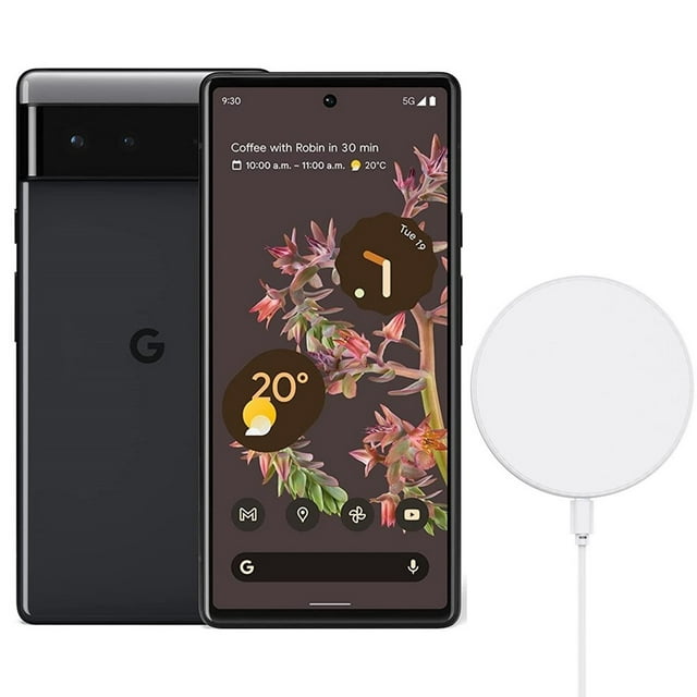 Google Pixel 6 5G (128GB + Wireless Pad) 6.4" GSM CDMA 4G LTE Unlocked US Model