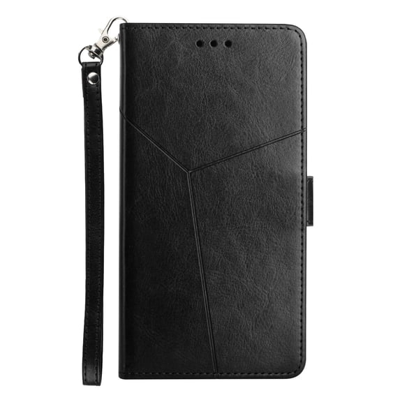 Google Pixel 6-5G Android Phone Case 6.4 Inch (2021) - TECH CIRCLE Folio Fold Stand Case with [Card Holders], Slim Light Weight Synthetic Leather Protective Wallet Simple Cover (Black)